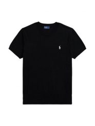 Polo Ralph Lauren T-Shirt 211971872005 Czarny Slim Fit. Czarne t-shirty damskie Polo Ralph Lauren, s, bez wzorów, z bawełny, bez kołnierzyka. Za 769.99 zł.