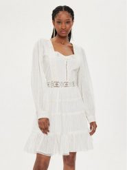 TWINSET Sukienka letnia 241TT2033 Écru Regular Fit. Sukienki damskie Twinset, bez wzorów, z bawełny, bez ramiączek. Za 1,869.00 zł.