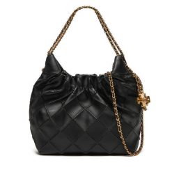 Torebka Tory Burch. Czarne torebki klasyczne damskie Tory Burch, bez dodatków. Za 2,689.00 zł.
