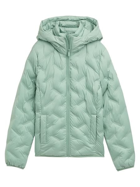 Tom Tailor Kurtka pikowana w kolorze zielonym rozmiar: S. Zielone kurtki damskie Tom Tailor, s, bez wzorów, bez kaptura. Za 139.87 zł.