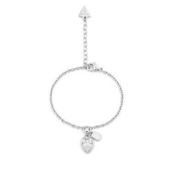 Bransoletka Guess. Szare bransoletki damskie Guess, srebrne. Za 249.99 zł.
