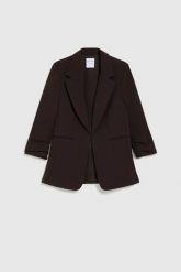 Elegancka marynarka do biura. Marynarki i żakiety damskie MOODO, l, bez wzorów, z elastanu, biznesowe. Za 179.99 zł.