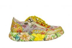 Sneakersy Laura Vita Nikito 62 Citron 202037, Żółty, Skóra naturalna - 38. Żółte obuwie sportowe damskie LAURA VITA, z materiału, bez zapięcia. W wyprzedaży za 314.10 zł.