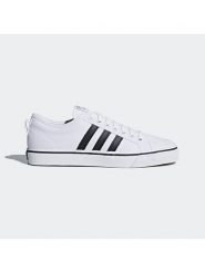Adidas Sneakersy "Nizza" w kolorze białym rozmiar: 39. Białe obuwie sportowe damskie Adidas, bez zapięcia. Za 259.13 zł.
