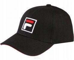 Czapka tenisowa Fila Baseball Cap Forze czarna. Czarne czapki z daszkiem damskie Fila, bez wzorów, z bawełny. Za 69.00 zł.