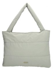 Beagles Shopper bag "Calvia" w kolorze miętowym - 55 x 40 x 7 cm rozmiar: onesize. Zielone shopper bag Beagles, bez wzorów, z materiału, na ramię, bez dodatków. Za 78.99 zł.