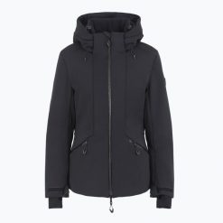 Kurtka narciarska damska EA7 Emporio Armani Ski Kitzbuhel Softshell 2024. Czarne kurtki sportowe damskie EA7 Emporio Armani, na zimę, m, bez wzorów, z elastanu, bez kaptura. Za 1,603.90 zł.