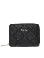 Liu Jo Portfel Ecs M Zip Around AF5156 E0538 Czarny. Czarne portfele damskie Liu Jo, bez wzorów, ze skóry. Za 269.99 zł.