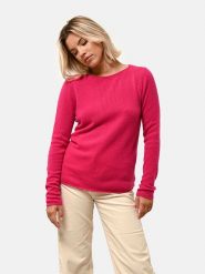 Just Cashmere Kaszmirowy sweter "Grace" w kolorze różowym rozmiar: XXL. Różowe swetry klasyczne damskie Just Cashmere, xxl, z kaszmiru, bez kołnierzyka. Za 193.24 zł.