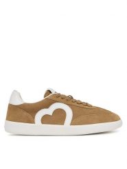 LOVE MOSCHINO Sneakersy JA15112G1NIG010440 Beżowy. Brązowe obuwie sportowe damskie Love Moschino, ze skóry, bez zapięcia. Za 839.99 zł.