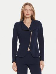 Rinascimento Marynarka CFC0125220003 Granatowy Slim Fit. Niebieskie marynarki i żakiety damskie Rinascimento, xl, bez wzorów, z syntetyku. Za 449.99 zł.