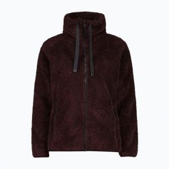 Bluza polarowa damska CMP 36P2506. Czerwone bluzy damskie CMP, s, bez wzorów, z polaru, bez kaptura. Za 289.99 zł.