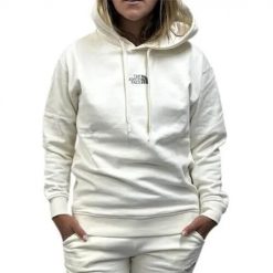 Bluza sportowa damska The North Face NF0A87DGQLI1. Białe bluzy damskie The North Face, na lato, l, bez wzorów, z bawełny, z kapturem. Za 557.00 zł.