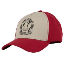 Buckley Czapka - Czerwony/Beżowy. Brązowe czapki z daszkiem damskie GORILLA WEAR, bez wzorów. Za 136.00 zł.