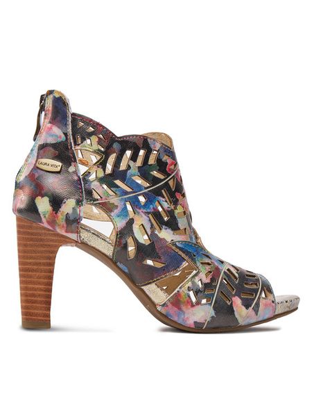 Laura Vita Botki Albane 4 Kolorowy. Botki damskie LAURA VITA, ze skóry, bez obcasa, na słupku, bez zapięcia. Za 309.99 zł.