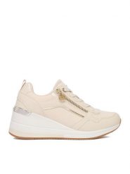 Nine West Sneakersy CEO-AMINA-02 Beżowy. Brązowe obuwie sportowe damskie Nine West, z materiału, bez zapięcia. Za 279.99 zł.