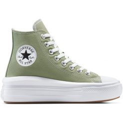 Adidasy Converse Chuck Taylor All Star Move, Kobiety. Szare obuwie sportowe casual damskie Converse, bez zapięcia. Za 590.00 zł.