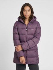 Damska kurtka puchowa Hummel. Fioletowe kurtki damskie Hummel, s, bez wzorów, z materiału, bez kaptura. Za 425.60 zł.