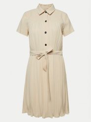 DKNY Sukienka koszulowa DD4A1351 Beżowy Regular Fit. Brązowe sukienki damskie DKNY, bez wzorów, z syntetyku, bez ramiączek. Za 479.99 zł.