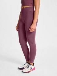 Damskie legginsy z wysokim stanem Hummel Hiit. Czerwone legginsy damskie Hummel, l, bez wzorów, z poliesteru. Za 197.00 zł.