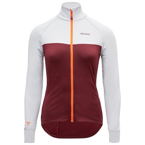 Bluza do narciarstwa biegowego rozpinana damska Silvini Matesia. Czerwone bluzy damskie Silvini, na zimę, l, bez wzorów, z elastanu, bez kaptura. Za 311.75 zł.