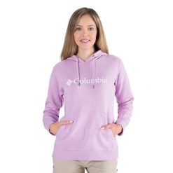 Bluza trekkingowa damska Columbia Logo. Białe bluzy damskie Columbia, xs, bez wzorów, bez kaptura. Za 109.99 zł.