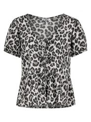 Sublevel Bluzka w kolorze kremowo-czarnym rozmiar: XS. Czarne bluzki damskie Sublevel, xs, bez wzorów, z wiskozy, bez kołnierzyka, bez ramiączek. Za 60.99 zł.