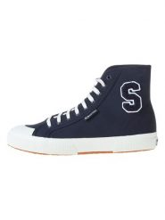 Superga Sneakersy "2295" w kolorze granatowym rozmiar: 44. Niebieskie obuwie sportowe damskie Superga, z bawełny, za kostkę, bez zapięcia. Za 166.88 zł.