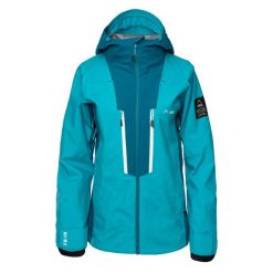 Damska kurtka wodoodporna Elbrus Malaku. Niebieskie kurtki damskie ELBRUS, m, bez wzorów, z hardshellu, bez kaptura. Za 1,010.32 zł.