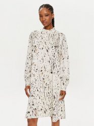 Bruuns Bazaar Sukienka koszulowa Phila BBW3865 Beżowy Relaxed Fit. Brązowe sukienki damskie Bruuns Bazaar, bez wzorów, z syntetyku, bez ramiączek. Za 499.99 zł.