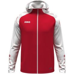 Kurtka z kapturem Jako Sonic. Białe kurtki sportowe damskie JAKO, l, bez wzorów, z materiału, z kapturem. Za 350.00 zł.