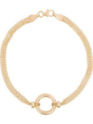 L instant d Or Złota bransoletka "Rounda" z elementem ozdobnym rozmiar: onesize. Żółte bransoletki damskie L instant d Or, złote. Za 1,607.95 zł.
