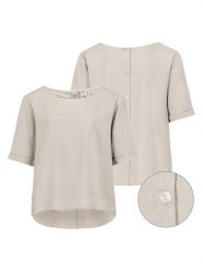 Eight2Nine Bluzka w kolorze kremowym rozmiar: S. Brązowe bluzki damskie Eight2Nine, s, bez wzorów, bez kołnierzyka, bez ramiączek. Za 86.99 zł.