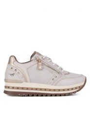 Mustang Sneakersy 1347-310 Beżowy. Brązowe obuwie sportowe damskie Mustang, z materiału, bez zapięcia. W wyprzedaży za 294.99 zł.
