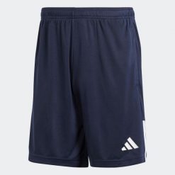Spodenki do piłki nożnej ADIDAS Sereno. Niebieskie spodenki sportowe damskie Adidas, l, bez wzorów, do piłki nożnej. W wyprzedaży za 89.99 zł.