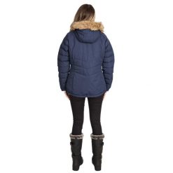 Kurtka Damska Nadina Wodoodporna. Niebieskie kurtki damskie Trespass, l, bez wzorów, z materiału, z kapturem. Za 551.99 zł.