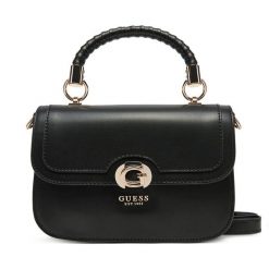 Torebka Guess. Czarne torebki klasyczne damskie Guess, bez dodatków. Za 359.99 zł.