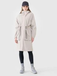 KURTKA DAMSKA PRZEJŚCIOWA 4F PARKA MEMBRANA 8000 Z KAPTUREM BEŻOWA. Brązowe parki damskie 4F, l, z kapturem. Za 399.99 zł.