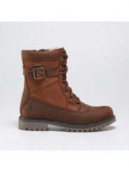 Kamik Skórzane kozaki zimowe "Roguemid" w kolorze brązowym rozmiar: 40. Brązowe kozaki damskie Kamik, na zimę, z futra, bez obcasa, bez zapięcia. Za 344.54 zł.