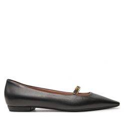 Baleriny Emporio Armani. Czarne balerinki damskie Emporio Armani, bez wzorów. Za 1,639.00 zł.