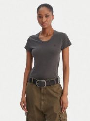 G-Star Raw T-Shirt Eyben D24533-B059 Czarny Slim Fit. Czarne t-shirty damskie G-Star Raw, xl, bez wzorów, z bawełny, bez kołnierzyka. Za 139.99 zł.