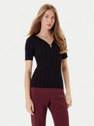 Marciano Guess Sweter 5YGR02 5875Z Czarny Slim Fit. Czarne swetry klasyczne damskie Marciano Guess, xxl, z syntetyku, bez kołnierzyka. Za 359.99 zł.