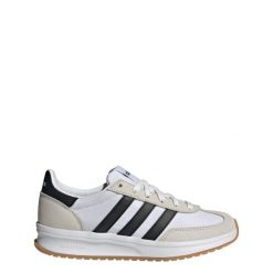 Buty RUN 70s 2.0. Białe obuwie trekkingowe damskie Adidas, ze skóry, bez zapięcia. Za 299.00 zł.