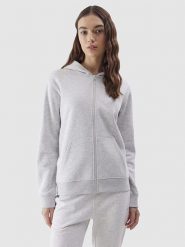 4F Bluza w kolorze szarym rozmiar: XXL. Szare bluzy damskie 4F, xxl, bez wzorów, bez kaptura. Za 87.81 zł.