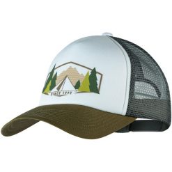 Czapka z daszkiem BUFF TRUCKER CAP DARRYL WHITE L/XL. Białe czapki z daszkiem damskie Buff, bez wzorów, z materiału. Za 89.99 zł.