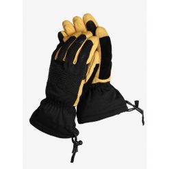 Rękawice w góry La Sportiva Alpine Guide Leather Gloves. Czarne rękawiczki damskie La Sportiva, bez wzorów. Za 497.99 zł.