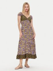 Iconique Sukienka letnia Shirley IC24-098 Kolorowy Regular Fit. Sukienki damskie Iconique, bez wzorów, z syntetyku, bez ramiączek. Za 189.99 zł.
