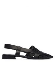 HÖGL Baleriny 1-101930 Czarny. Czarne balerinki damskie Högl, bez wzorów, ze skóry. Za 799.99 zł.