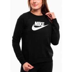 Nike bluza damska dresowa sportowa bawełniana wygodna Essentials roz. XS. Czarne bluzy damskie Nike, xs, bez wzorów, z bawełny, bez kaptura. Za 180.99 zł.