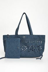 Torebka damska jeansowa PINKO. Torebki klasyczne damskie Pinko, z jeansu, bez dodatków. Za 929.00 zł.